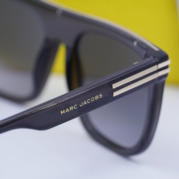 Marc Jacobs MARC 586/S 0KB7 9O Square Sunglasses - Transparent Grey - Picture 6 of 10